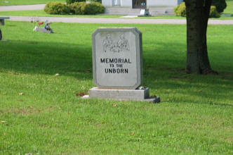 memorial to the unborn